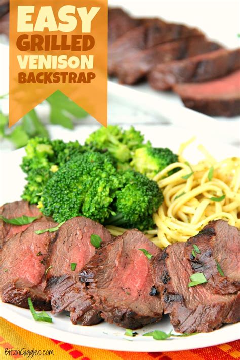 Easy Grilled Venison Backstrap - Bitz & Giggles