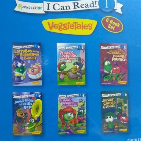 Veggietales I Can Read Book full Set of 6, Hobbies & Toys, Books ...