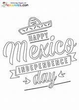 Mexican Independence Day Coloring Pages sketch template