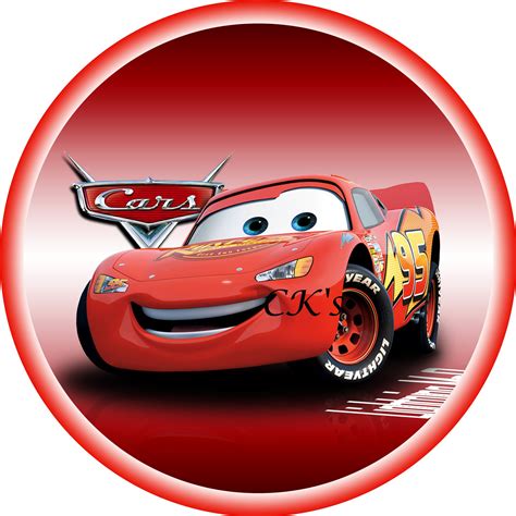 Cars Lightning Mcqueen Theme Edible Image Cake Topper - Etsy Australia