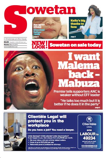 South Africa's historic Sowetan newspaper debuts a modern-day makeover - Innovation