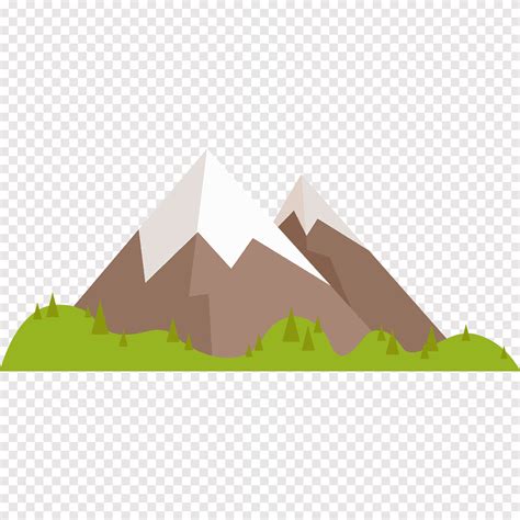 Trees near mountain illustration, Cartoon Mountain, Cartoon Snow Mountain, cartoon Character ...