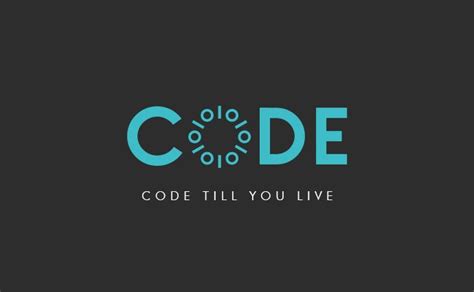 Code logo with binary 1's & 0's in O | Coding logo, Logo concept, Graphic design logo