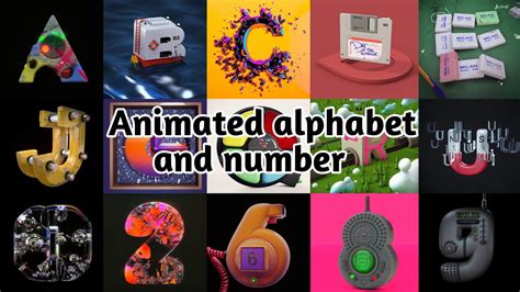 New Animated alphabet graphics style part #1 #animation ...