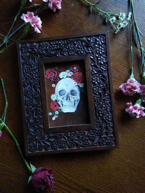 Vanitas Painting.oryginal Art Skull Painting . TWOPI1DB. Still | Etsy