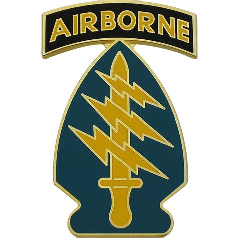 Army CSIB Special Forces Group with Airborne Tab – Vanguard Industries