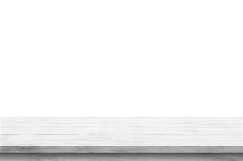 Premium Photo | Empty white wooden table top isolated on white background