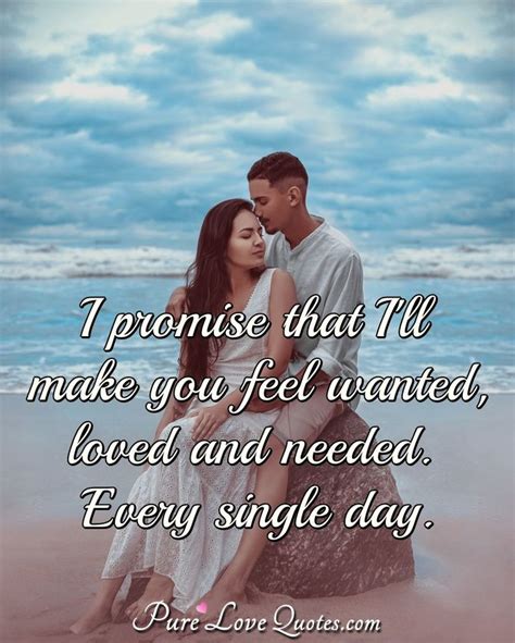 I promise to be by your side forever and for always. I love you. | PureLoveQuotes