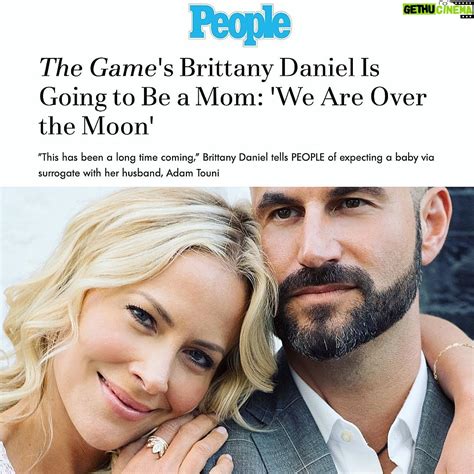 Brittany Daniel Instagram – We’re pregnant!! @adam.touni and I are thrilled to announce we’re ...