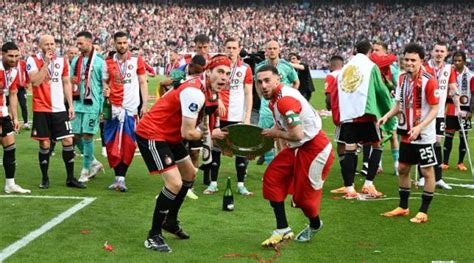 Feyenoord thrash Go Ahead Eagles to win Eredivisie for the first time ...