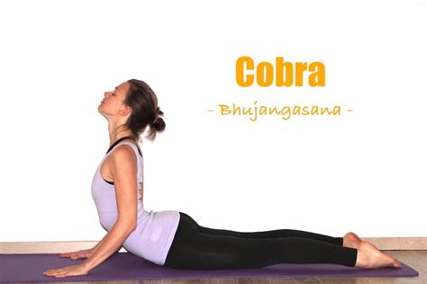 How to do cobra pose - Yoga poses step by step explained