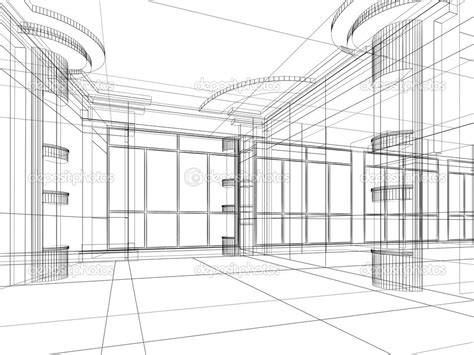 Architecture Sketch Wallpaper at PaintingValley.com | Explore collection of Architecture Sketch ...