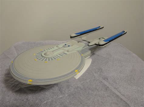 USS Excelsior -- Plastic Model Spaceship Kit -- 1/1000 Scale -- #843-12 pictures by redapplesonly