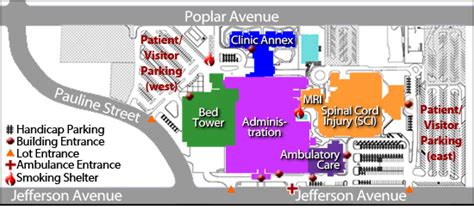 Campus Map | VA Memphis Health Care | Veterans Affairs