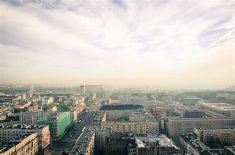 Free photo: Bird's Eye View of City - Architecture, Road, Skyscrapers ...