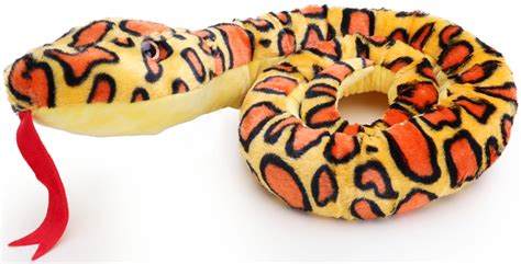 Giant Plush Snake - 180cm - Childrens Soft Toys (YELLOW) - Toyland