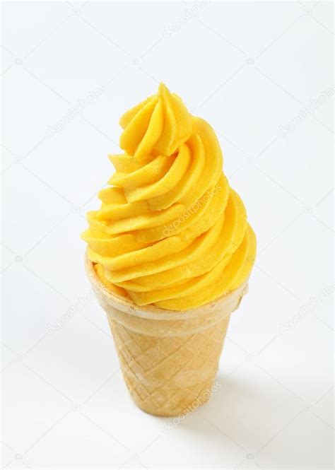 Yellow ice cream cone Stock Photo by ©ajafoto 104141850