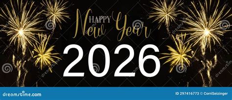 Happy New Year 2026, Sylvester, New Year S Eve Background Banner Panorama Long Greeting Card ...