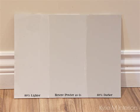 Revere Pewter lighter and darker. How to lighten and darken paint colours by KYlie M INteriors