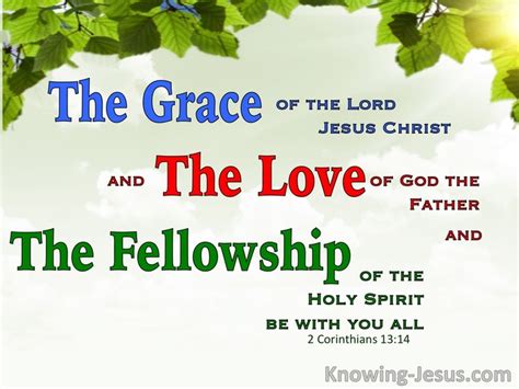 9 Bible verses about Fellowship Of Holy Spirit