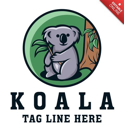 Koala Logo Design Template | Free Design Template