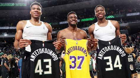 Antetokounmpo Brothers Make History as First Sibling Trio to Win NBA Championships