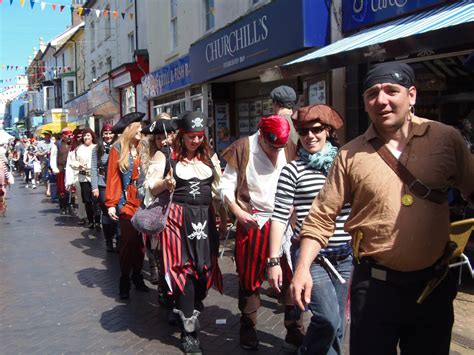 Line of Pirates! | The Brixham Pirate Festival