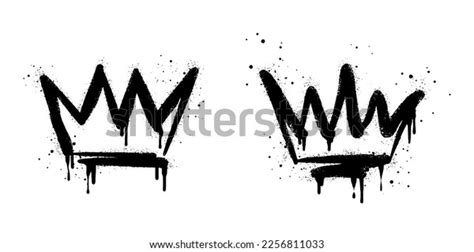 Collection Spray Painted Graffiti Crown Sign Stock Vector (Royalty Free) 2256811033 | Shutterstock