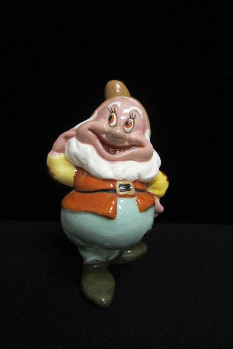 Vintage Walt Disney "Happy" Dwarf Figurine | #1792218593