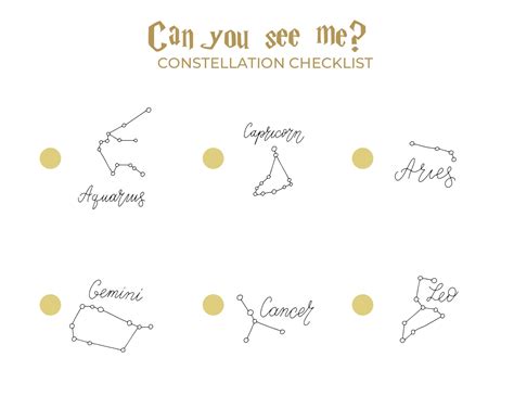 Pictures Of Constellations For Kids