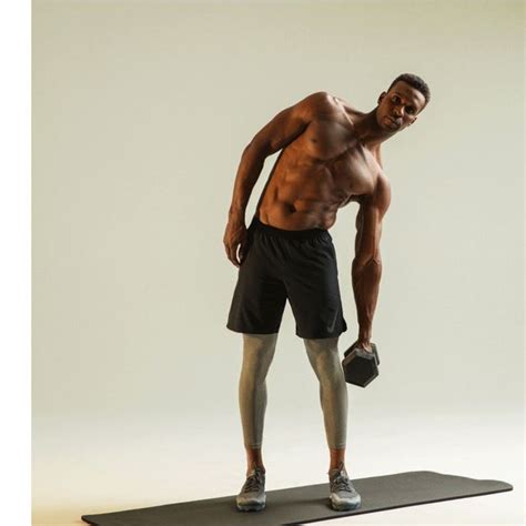 Dumbbell side bend by Steve T. - Exercise How-to - Skimble