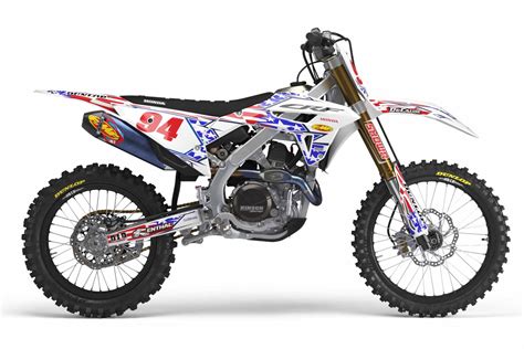 Ready Made Complete Graphics Kit Honda CRF450R 2017 Stars and Stripes ...