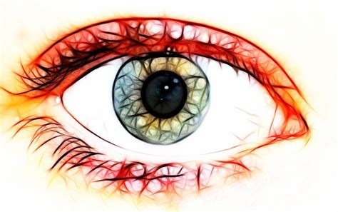 Painted red eye free image download