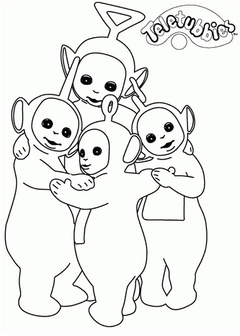 Free Printable Teletubbies Coloring Pages For Kids