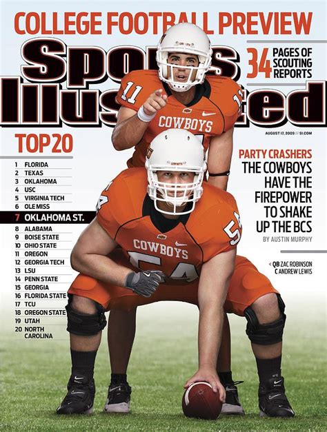 Oklahoma State University Qb Zac Robinson 11 And Andrew Sports ...