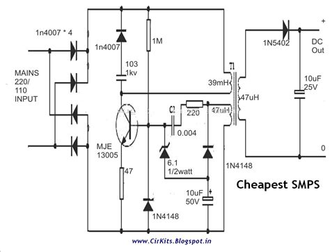 Smps Circuit Diagram With Explanation