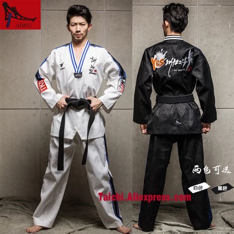 Martial Arts TKD Tae Kwon Do Korea V neck Adult Taekwondo Master ...