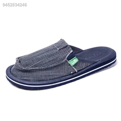 （hot） Sanuks for Men's casual slippers sandals are lightweight and ...