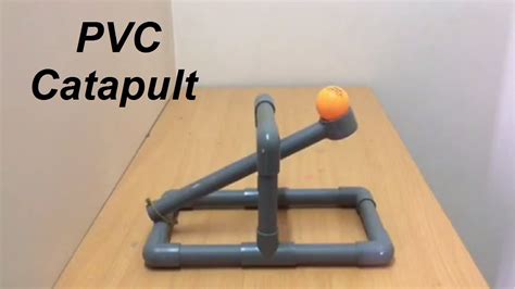 How to Make a Catapult from PVC pipe (da Vinci's Trebuchet) - YouTube