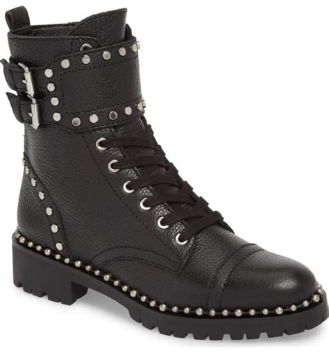 Sam Edelman Jennifer Studded Combat Boot (Women) | Nordstrom | Studded combat boots, Womens ...