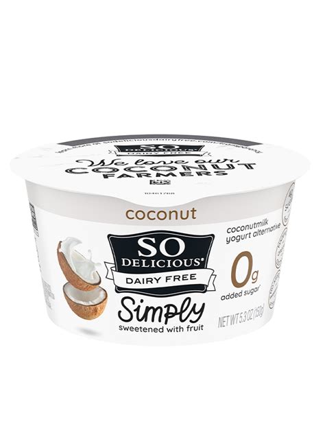 0g Added Sugar Coconut Yogurt Alternative | So Delicious Dairy Free