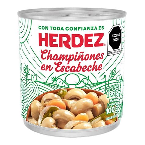 Champiñones Herdez en escabeche 186 g | Walmart