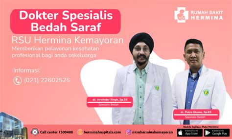 Hermina Hospitals | Dokter Spesialis Bedah Saraf RSU Hermina Kemayoran