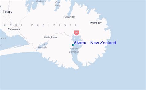 Akaroa New Zealand Map - Zealand Map