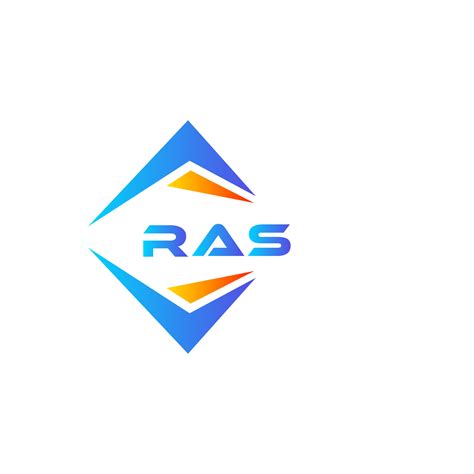 RAS abstract technology logo design on white background. RAS creative initials letter logo ...