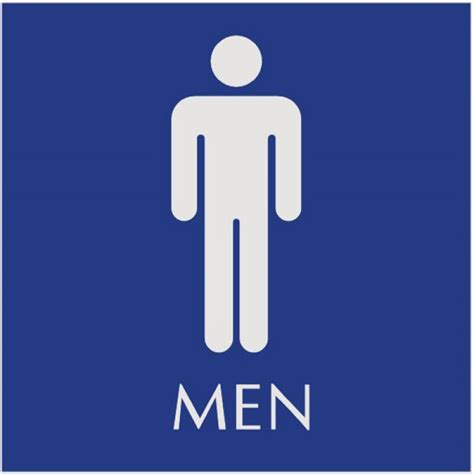 Men's Restroom Sign Printable - Printable Word Searches