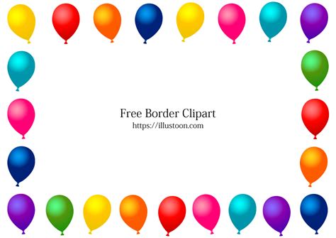 Clipart Balloon Border