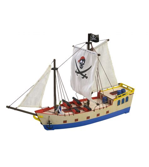 Wooden Model for Kids +8 years old: build this great Pirate Ship!