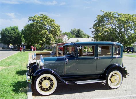 1929 Model A Ford Fordor Town Car Photograph by Charles Robinson - Pixels