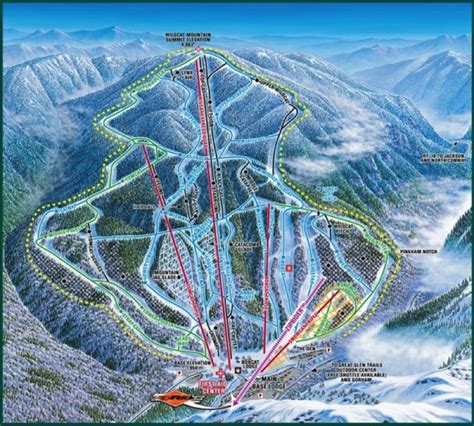 Wildcat Mtn Ski Area Trail Map | New Hampshire Ski Resort Maps